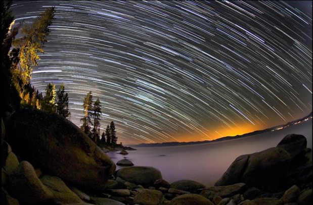 O céu à noite em Tahoe California 619x406 29 Exemplos Impressionantesde Fotografia Noturna