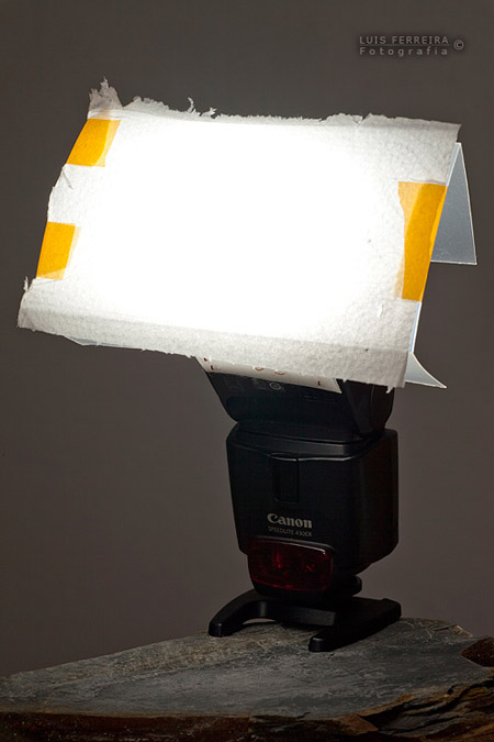 Difusor. Canon 430EX. Flash 430EX. Flash difusor. Flash com difusor